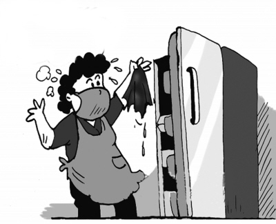 冰箱每周都要好好擦(非常提示)