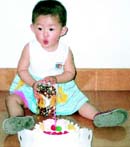 田辰的一岁生日