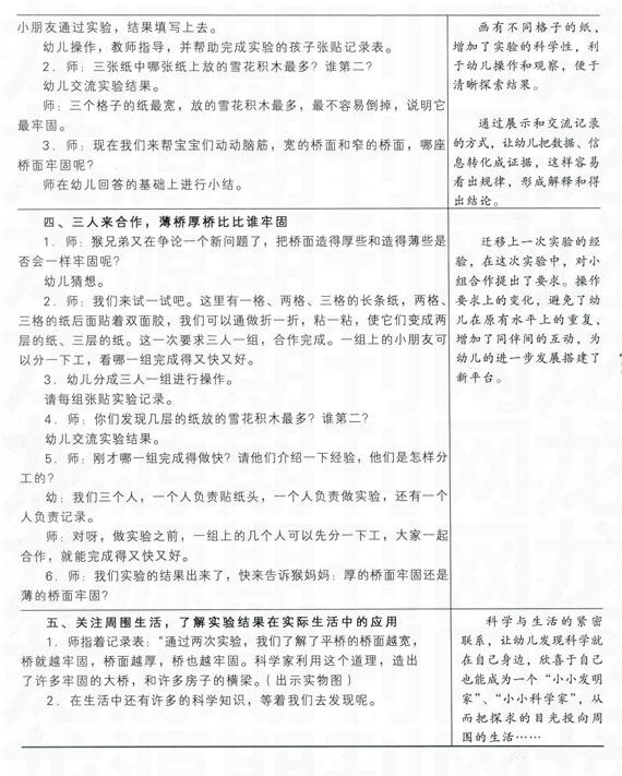 科学活动:哪种大桥更牢固