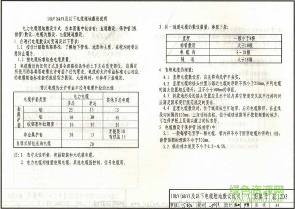 新12d3图集免费下载-新12D3电力线路敷设安装图集下载pdf高清电子版