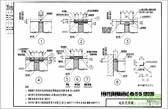 98zj111图集免费下载-中南标98zj111变形缝图集下载pdf超清版