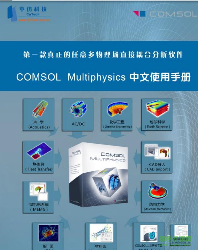 comsol中文手册下载-comsol5.2中文使用手册下载pdf