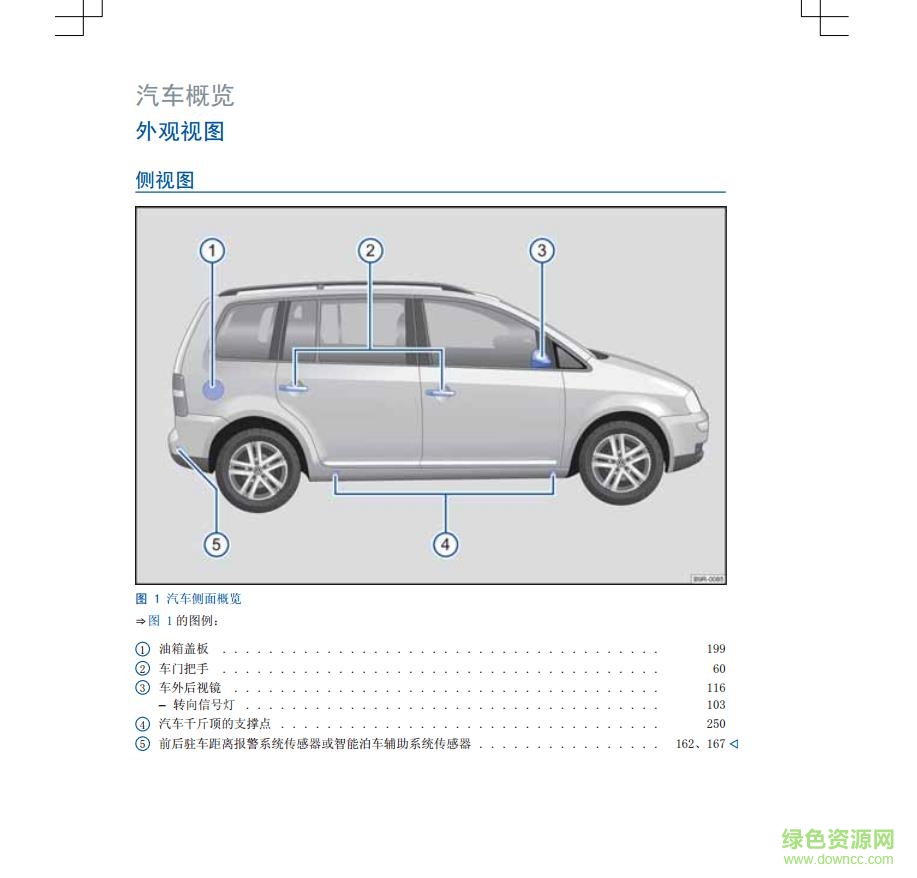 大众途安说明书pdf下载-途安l说明书.pdf下载电子版