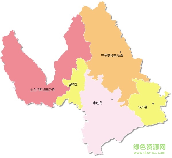 云南丽江地图全图高清版-丽江卫星地图高清版下载jpg格式缩放版